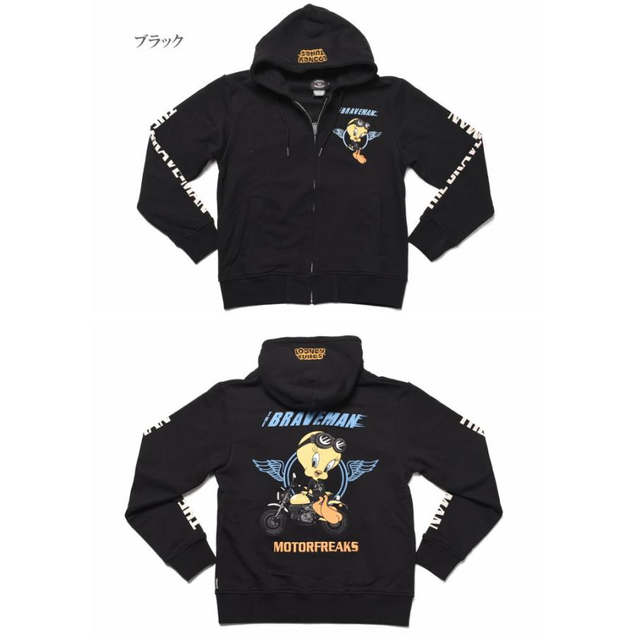 ブレイブマン × ルーニーテューンズ コラボ パーカー バイカー ブレイブマン × ルーニーテューンズ コラボ パーカー バイカー