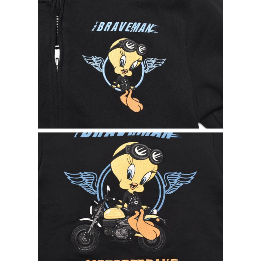 ブレイブマン × ルーニーテューンズ コラボ パーカー バイカー ブレイブマン × ルーニーテューンズ コラボ パーカー バイカー