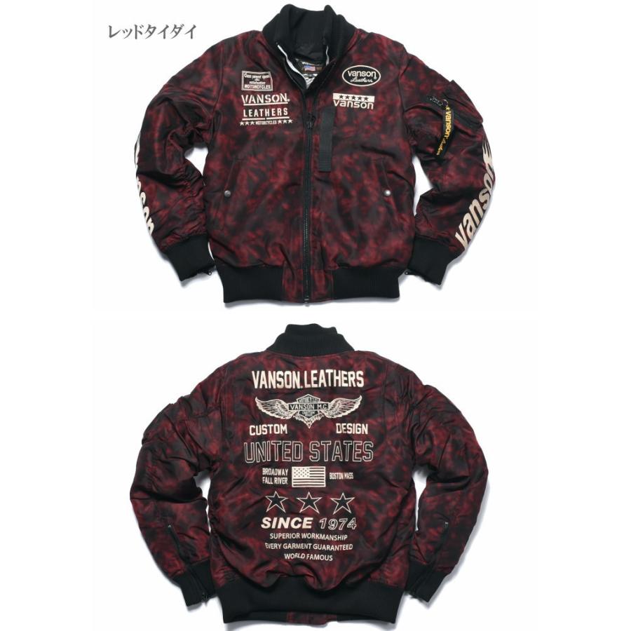 VANSON 【2024秋冬新作】バンソン MA-1 フライトジャケット VANSON 【2024秋冬新作】バンソン MA-1 フライトジャケット