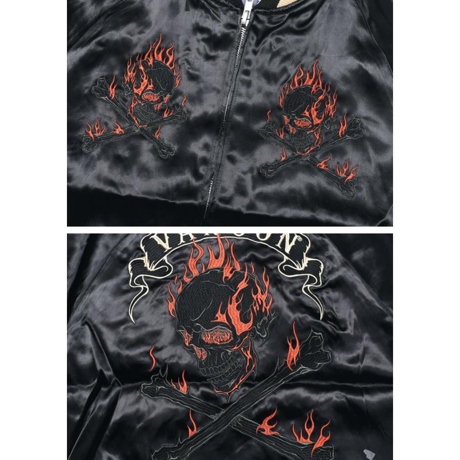 VANSON 【2025春新作】バンソン スカジャン “ファイヤースカル VANSON 【2025春新作】バンソン スカジャン “ファイヤースカル