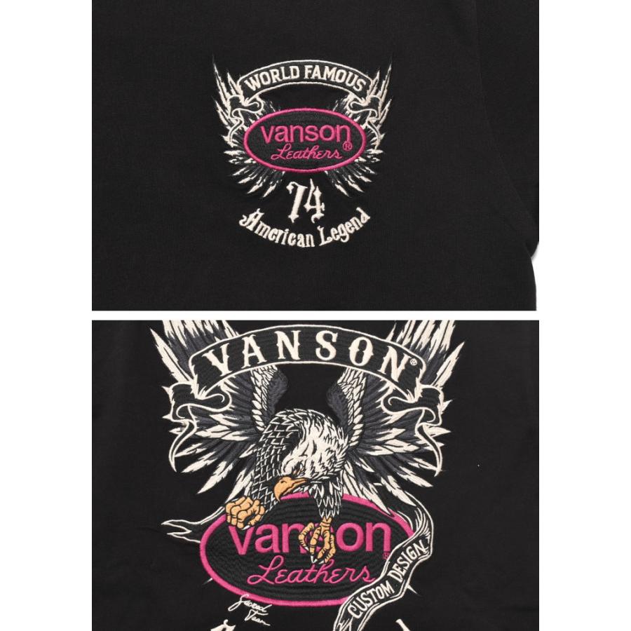 VANSON（バンソン） 【2025秋冬新作】バンソン ロンT イーグル