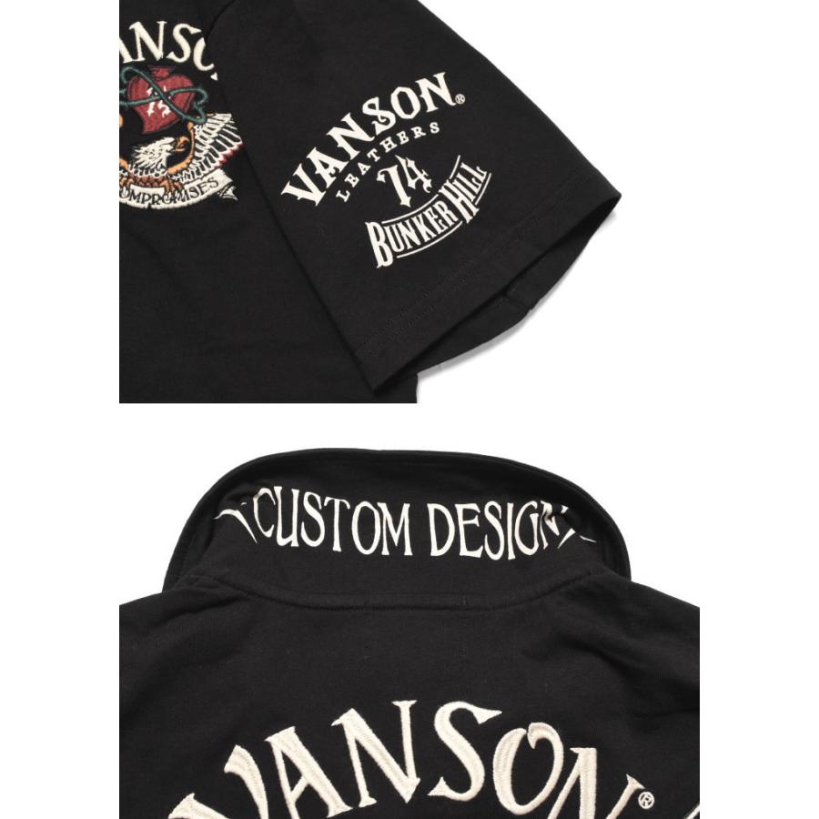 VANSON（バンソン） 【2026春夏新作】バンソン ポロシャツ イーグル