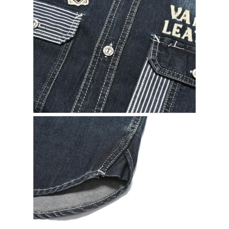 VANSON（バンソン） 半袖シャツ トリプルスター VANSON LEATHERS ロゴ