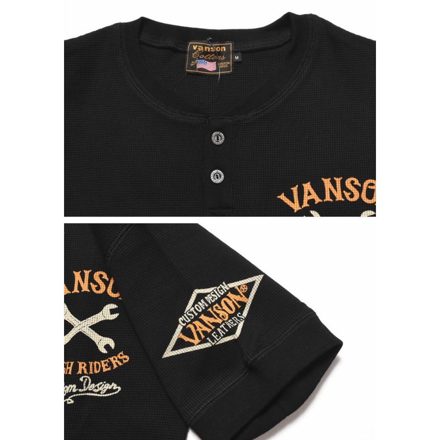 2022春夏新作】バンソン VANSON Tシャツ ROUGH RIDERS ロゴプリント 