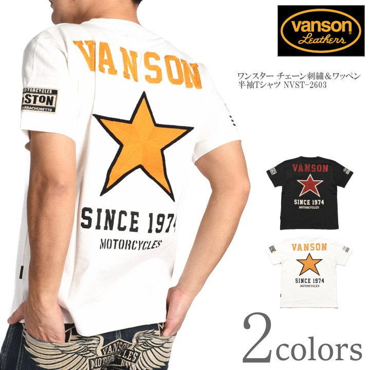 VANSON（バンソン） 【2026春夏新作】バンソン VANSON Tシャツ ワン 