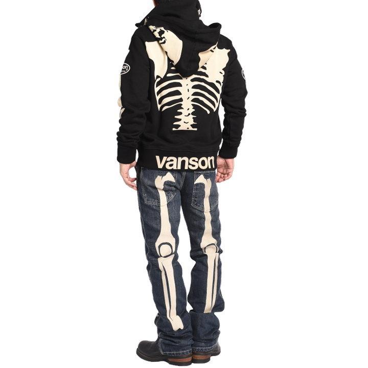VANSON（バンソン） 【再入荷】バンソン パーカー ヒューマンボーン