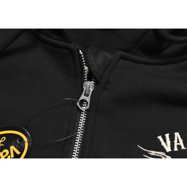 【2026春新作】バンソン VANSON パーカー フライングスター 刺繍プリント 裏毛スウェット F/Z パーカー NVSZ-2602_7