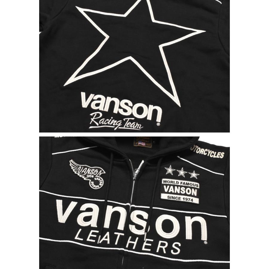 VANSON（バンソン） 【2026秋冬新作】バンソン パーカー ワンスター