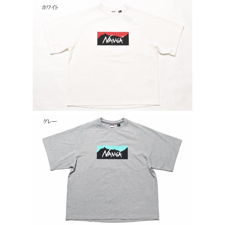 NANGA（ナンガ） Tシャツ ECO HYBRID BOX LOGO LOOSE FIT TEE エコ