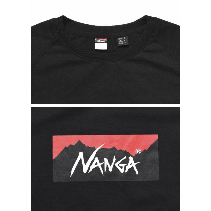 NANGA（ナンガ） Tシャツ ECO HYBRID BOX LOGO LOOSE FIT TEE エコ