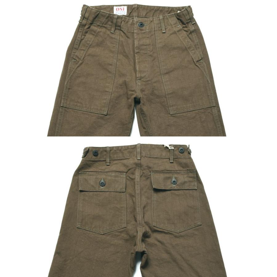 2026春新作】鬼デニム ONI DENIM 13oz.硫化ヘビーオックス ベイカー