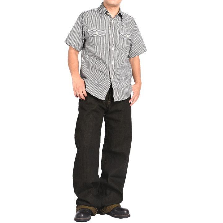 oni denim スーパーワイド　ブラック 楽天市場】鬼デニム ONI DENIM 15oz. ローテンション