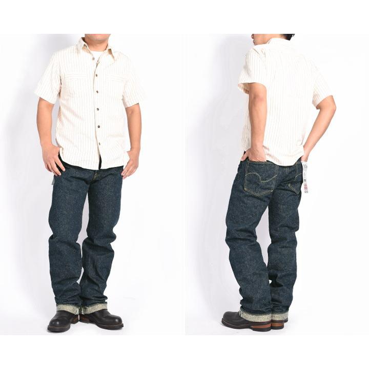 【2024春新作】鬼デニム ONI DENIM 15oz. クラッシュドコンクリートデニム レギュラーストレート ジーンズ ワンウォッシュ ONI-288-CCD｜jeans1｜02