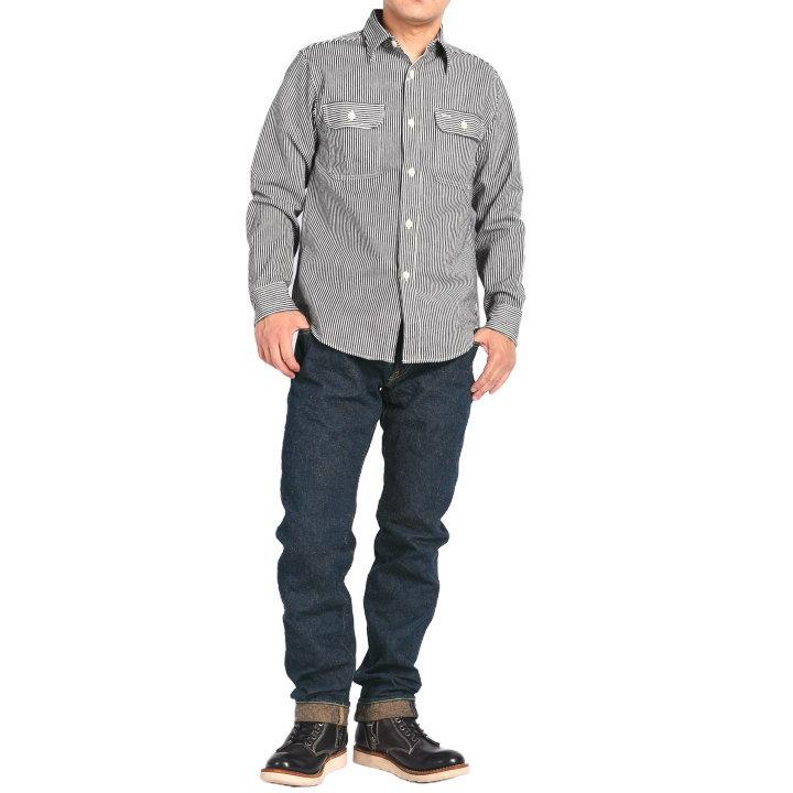 鬼デニム ONI DENIM 15oz. クラッシュドコンクリートデニム 緯糸モカ