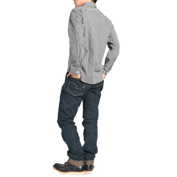 鬼デニム ONI DENIM 15oz. クラッシュドコンクリートデニム 緯糸モカ