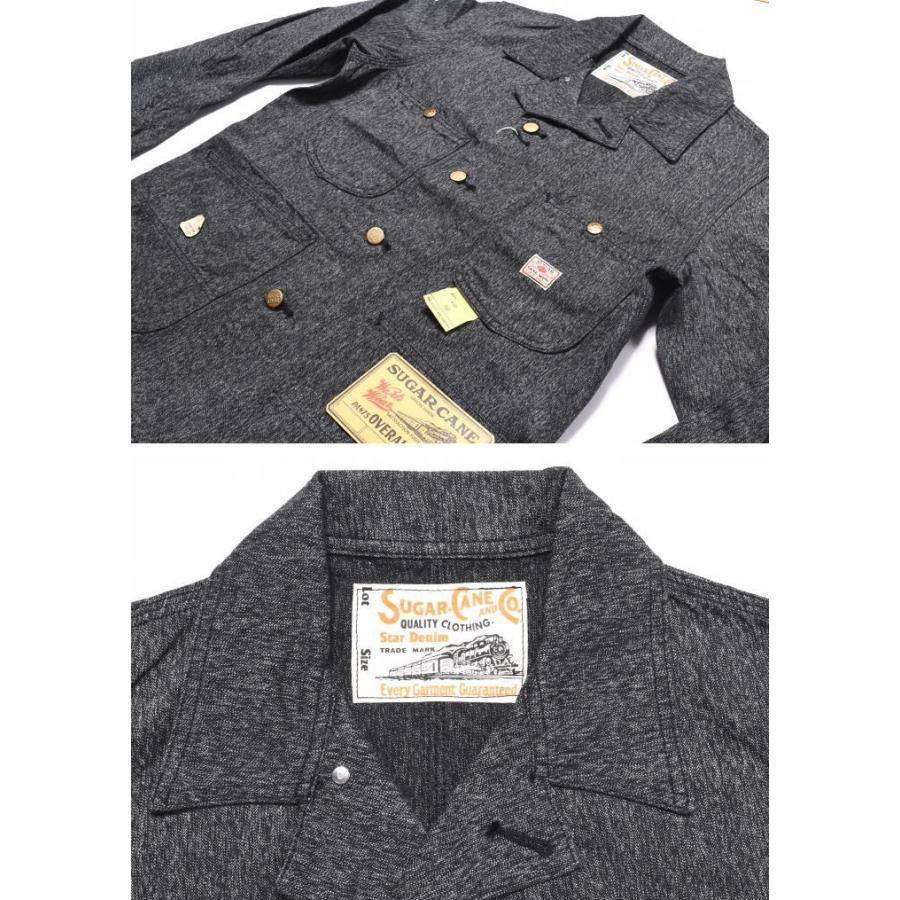 SUGAR CANE 【再入荷】シュガーケーン ジャケット 9oz. ブラック