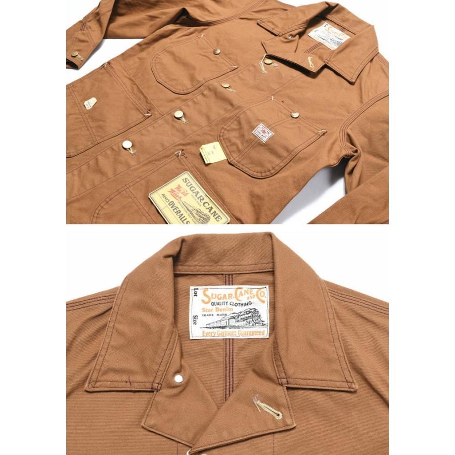 SUGAR CANE シュガーケーン ジャケット 13oz. ブラウンダック SUGAR CANE シュガーケーン ジャケット 13oz. ブラウンダック