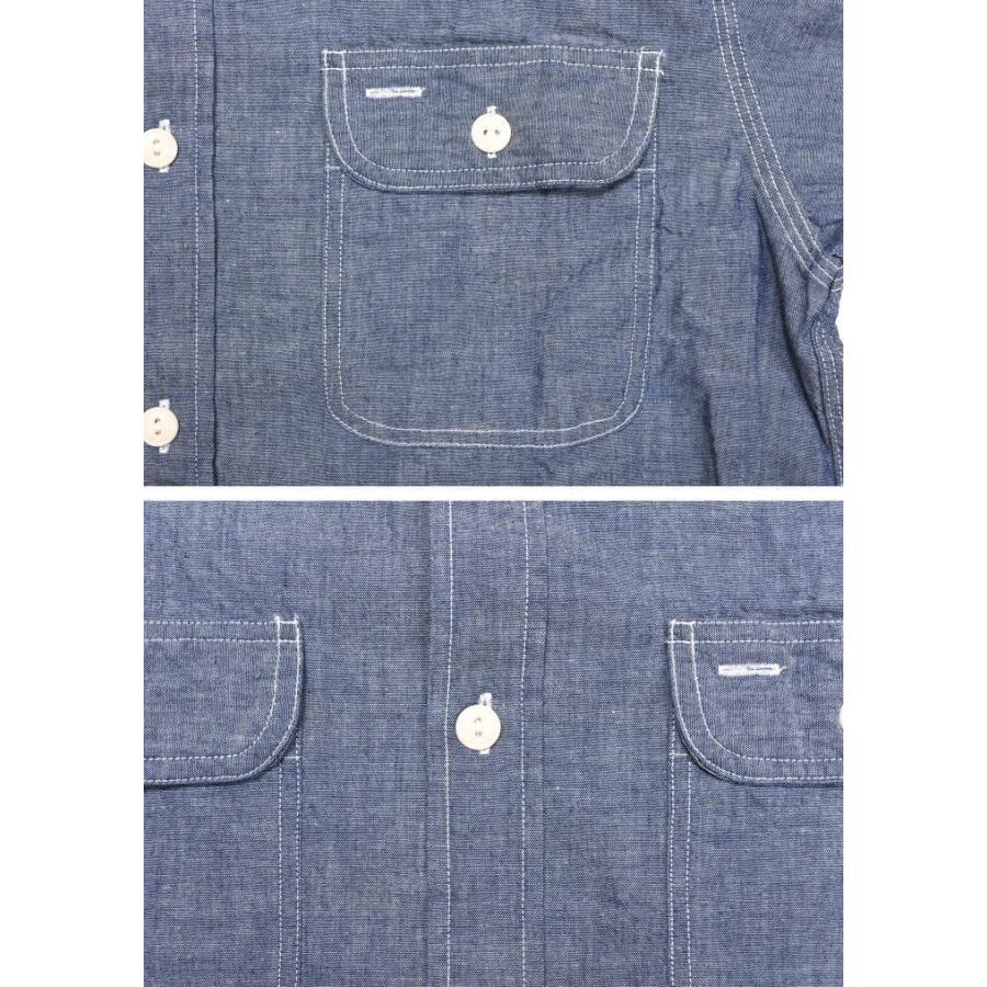 SUGAR CANE 【再入荷】シュガーケーン メンズ ブルーシャンブレー