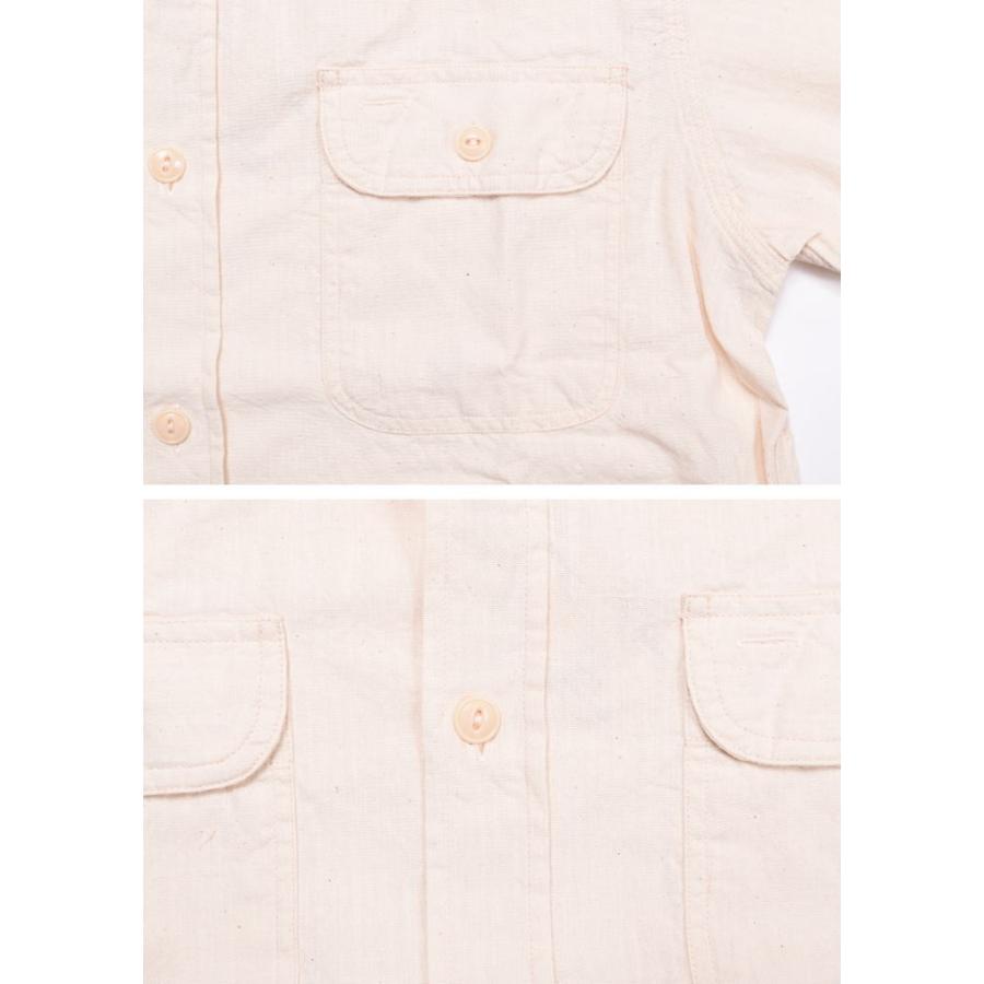 SUGAR CANE 【再入荷】シュガーケーン メンズ ホワイトシャンブレー