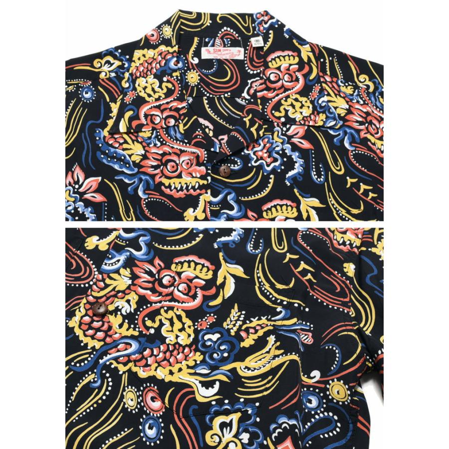 【2024春夏新作】SUN SURF サンサーフ 長袖アロハシャツ “GUARDIAN SPIRIT” L/S RAYON HAWAIIAN SHIRT レーヨン ハワイアンシャツ SS29201｜jeans1｜07