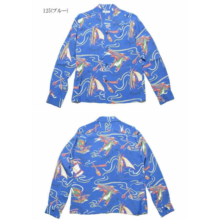 SUN SURF サンサーフ 長袖アロハシャツ “SOUTH SEA OUTRIGGER” L SUN SURF サンサーフ 長袖アロハシャツ “SOUTH SEA OUTRIGGER” L