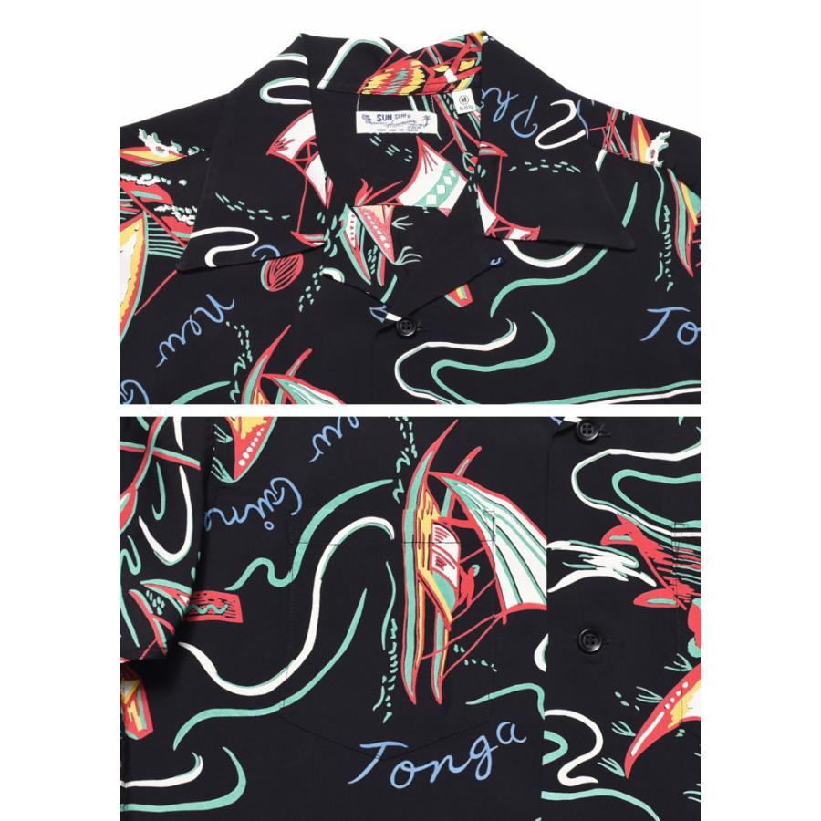 SUN SURF サンサーフ 長袖アロハシャツ “SOUTH SEA OUTRIGGER” L SUN SURF サンサーフ 長袖アロハシャツ “SOUTH SEA OUTRIGGER” L