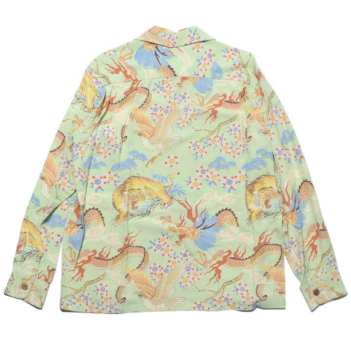SUN SURF サンサーフ 長袖アロハシャツ “THE TRIANGULAR FIGHT” L/S