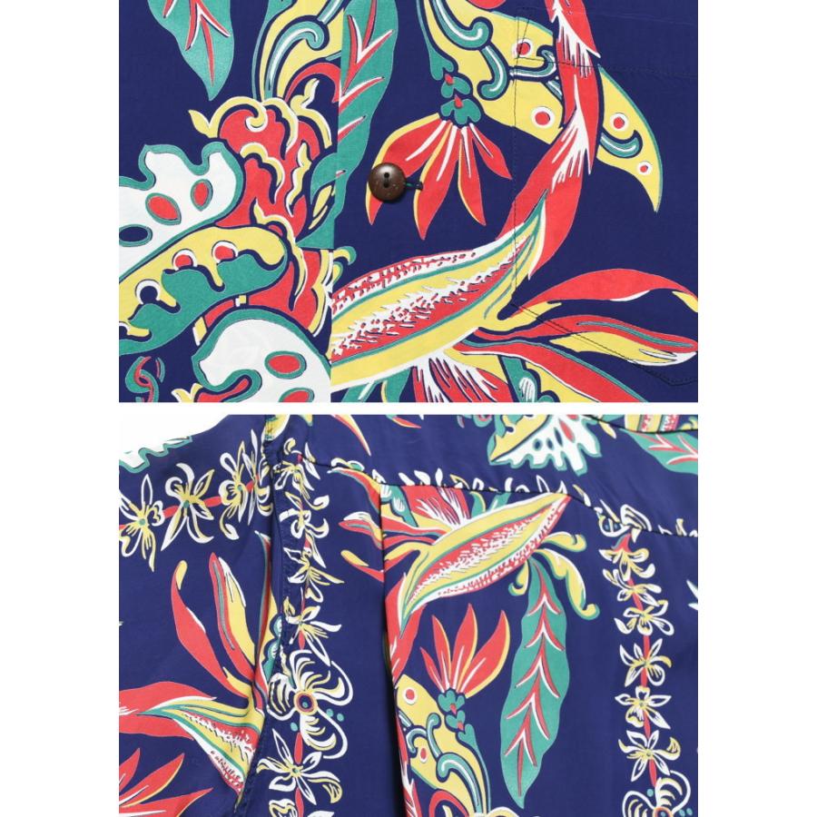 SUN SURF サンサーフ アロハシャツ “BIRD OF PARADISE ＆ MONSTERA” S