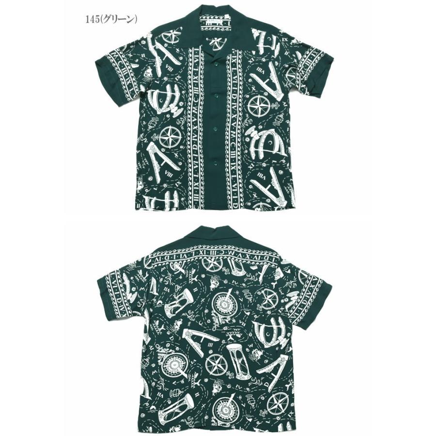 SUN SURF サンサーフ アロハシャツ “NAVIGATION OF THE SEA” S/S RAYON  