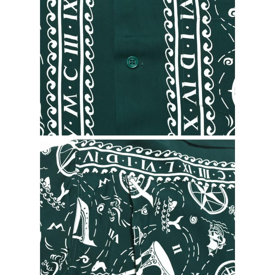 SUN SURF サンサーフ アロハシャツ “NAVIGATION OF THE SEA” S/S RAYON