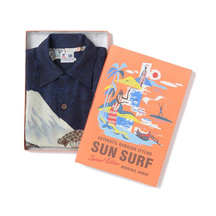 サンサーフ SUN SURF スペシャルエディション “一富士二鷹三茄子 EAGLE ＆ Mt. FUJI” 富士絹(シルク) アロハシャツ SS38850｜jeans1｜19