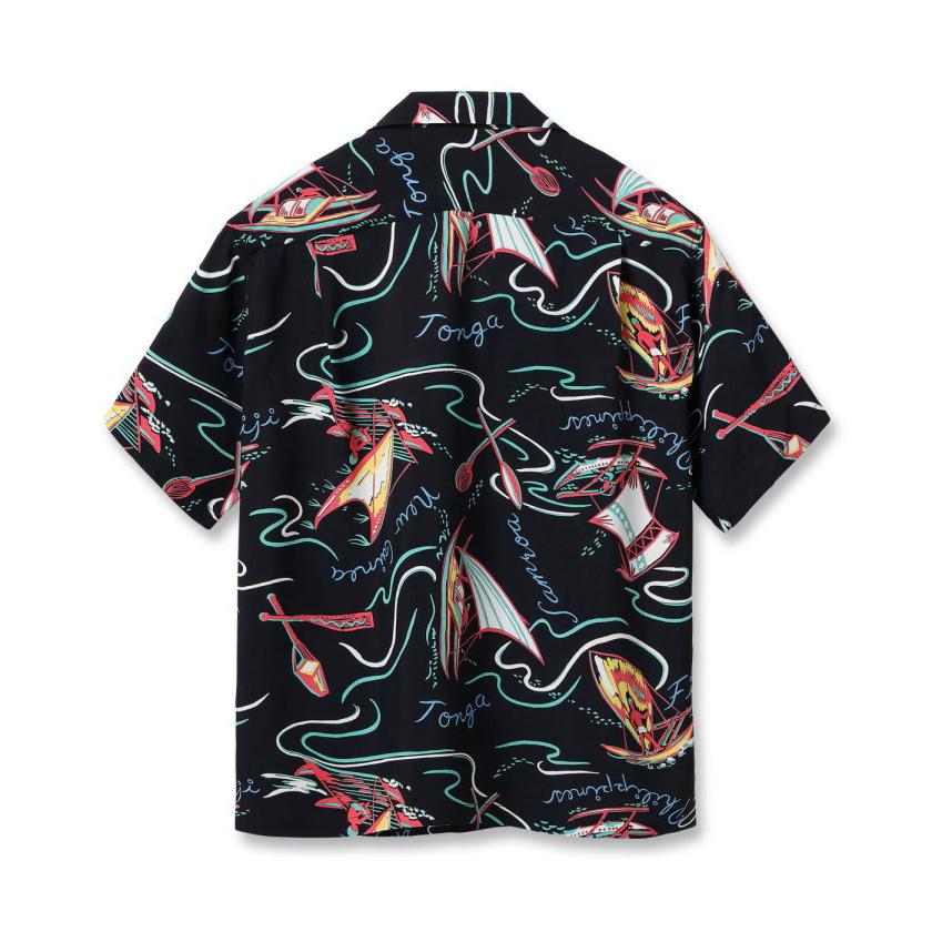SUN SURF サンサーフ アロハシャツ “SOUTH SEA OUTRIGGER” S/S RAYON