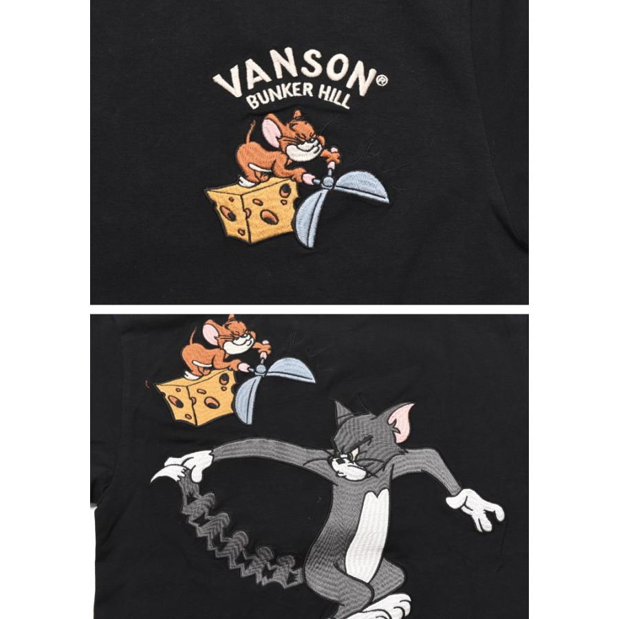 VANSON（バンソン） × TOM AND JERRY トムとジェリー コラボ Tシャツ