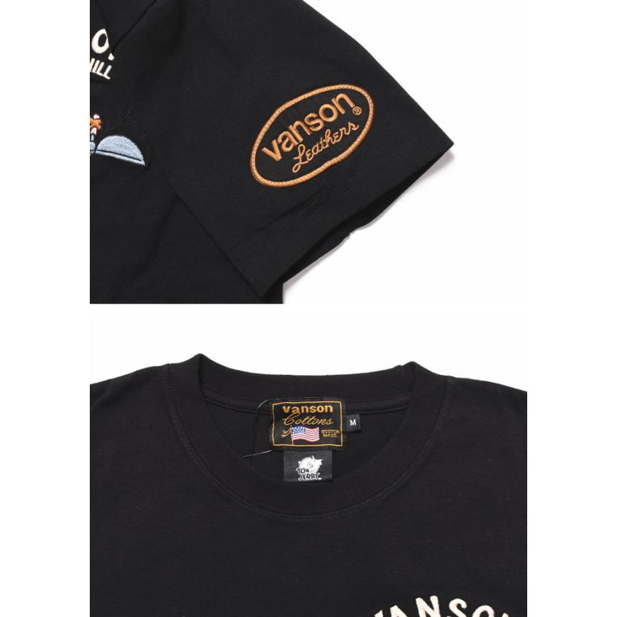 VANSON（バンソン） × TOM AND JERRY トムとジェリー コラボ Tシャツ