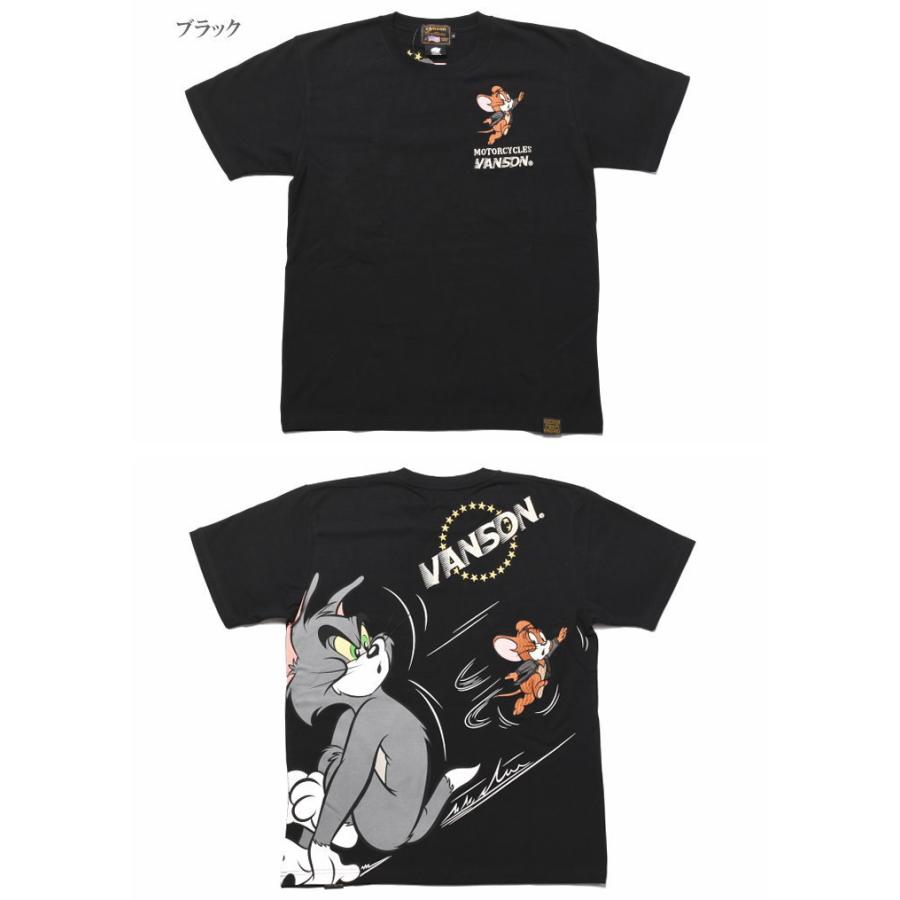 VANSON（バンソン） × TOM AND JERRY トムとジェリー コラボ Tシャツ