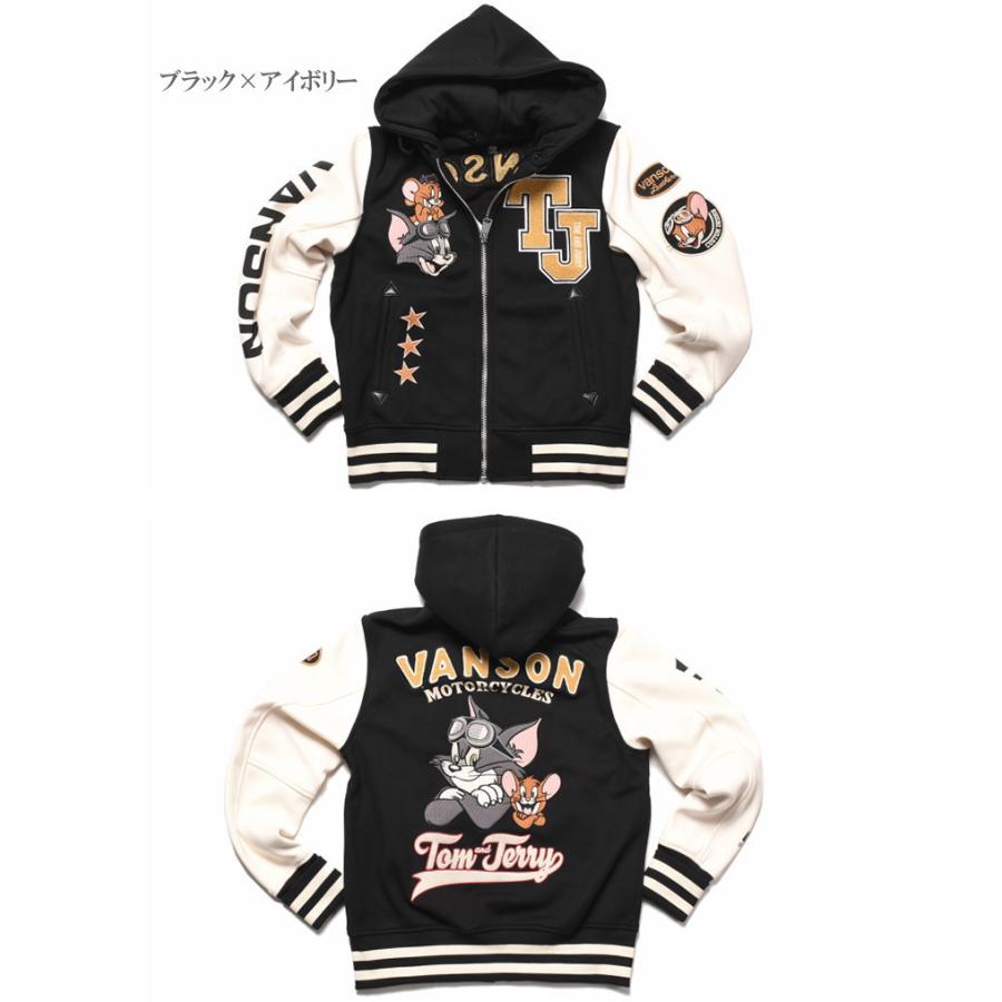 VANSON バンソン × トムとジェリー コラボ スタジャン トム VANSON バンソン × トムとジェリー コラボ スタジャン トム