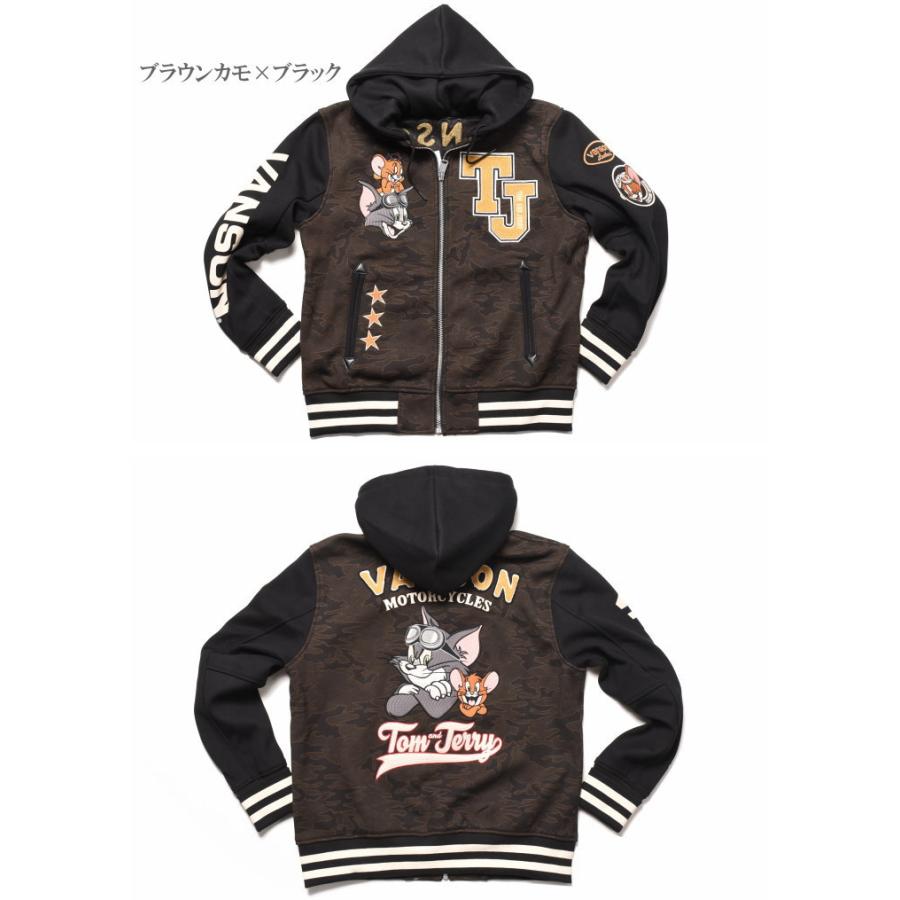 VANSON バンソン × トムとジェリー コラボ スタジャン トム VANSON バンソン × トムとジェリー コラボ スタジャン トム