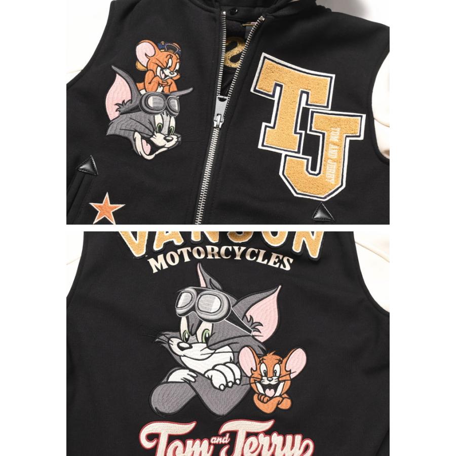 VANSON バンソン × トムとジェリー コラボ スタジャン トム VANSON バンソン × トムとジェリー コラボ スタジャン トム