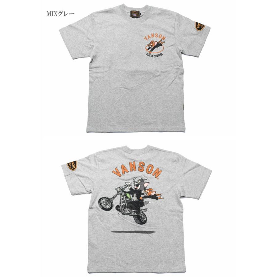 VANSON（バンソン） × TOM AND JERRY トムとジェリー コラボ Tシャツ