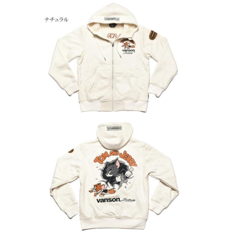 VANSONトムとジェリーパーカーワンピ VANSON（バンソン） × トムとジェリー コラボ パーカー トム＆ジェリー