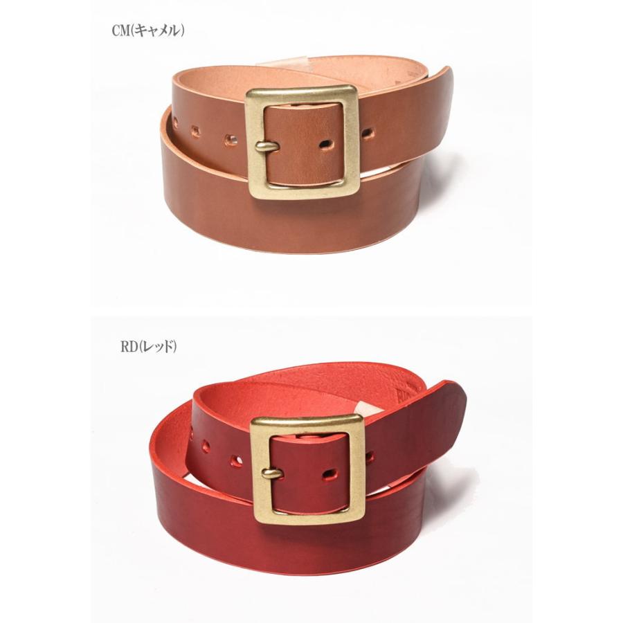 BIG JOHN ビッグジョン ベルト 4ミリ厚 姫路レザー 真鍮バックル オリジナルギャリソンベルト HIMEJI LEATHER ORIGINAL BELT VBLT03｜jeans1｜08