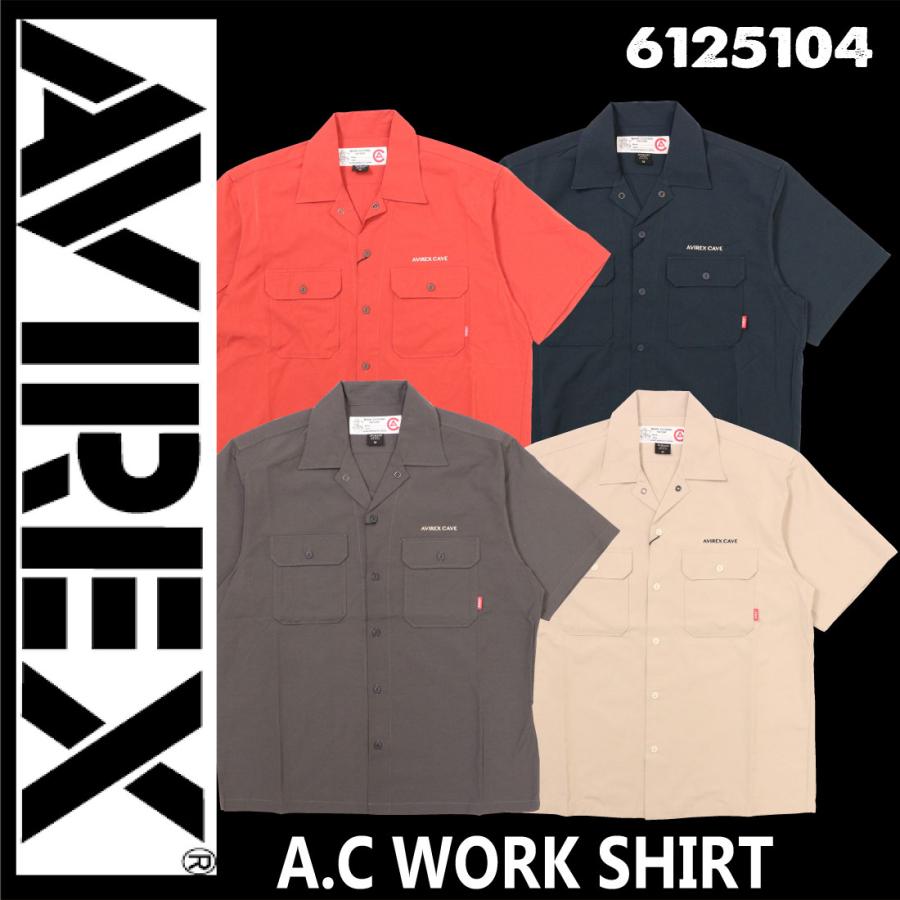 Avirex アヴィレックス アビレックス 半袖 シャツ A C ワークシャツ ミリタリー ポリエステル メンズ シャツ 19 40 51 87 Avi Jeans藍や 通販 Yahoo ショッピング