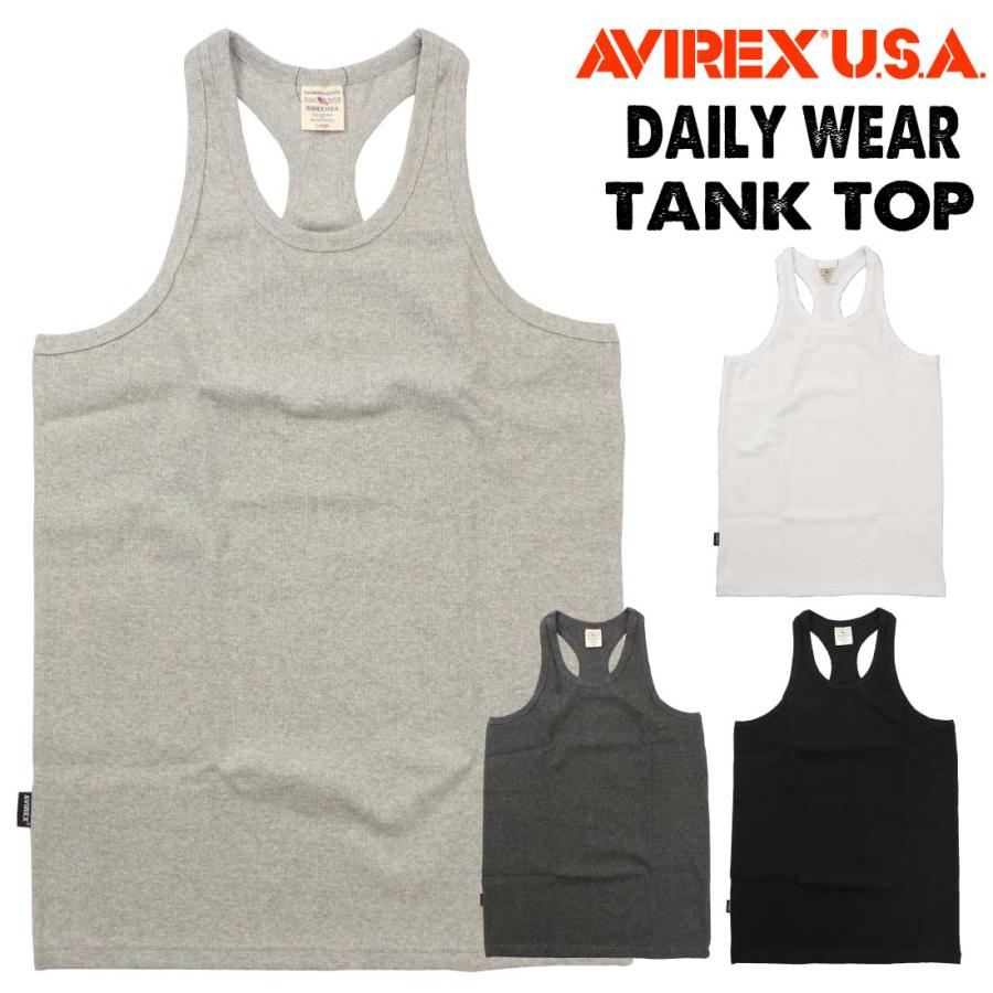 斉藤です AVIREX ダンクトップ M 白3 黒3 楽天市場】【AVIREX】3枚セット定番デイリーライン☆リブ素材ボクサー