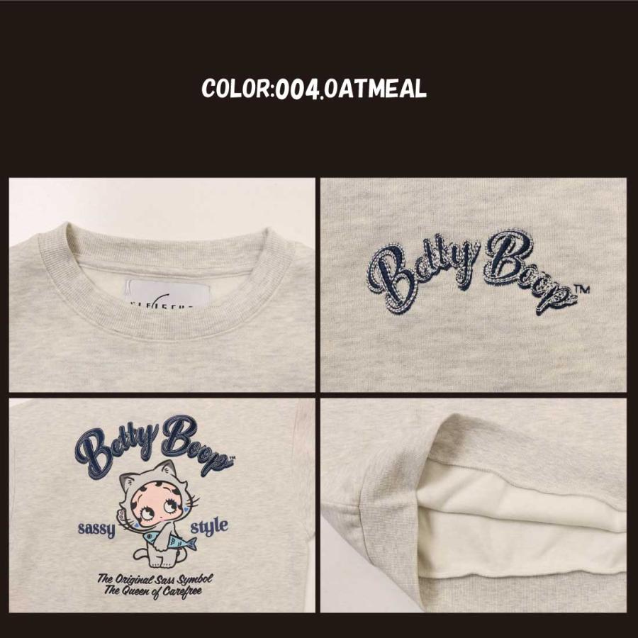 Betty Boop ベティブープ トレーナー スウェット 121999 クルーネック