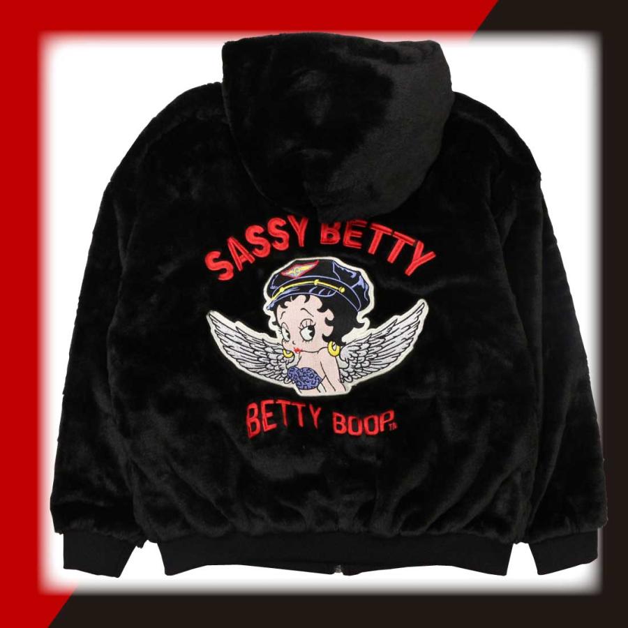 BETTY BOOP ベティ・ブープ 大きいサイズ 3L ボアジャケット BETTY BOOP ベティ・ブープ 大きいサイズ 3L ボアジャケット