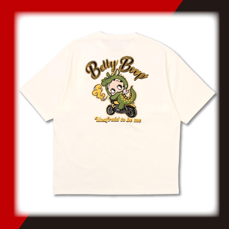 メール便 Betty Boop ベティブープ 半袖 Tシャツ 871908 刺繍 プリント