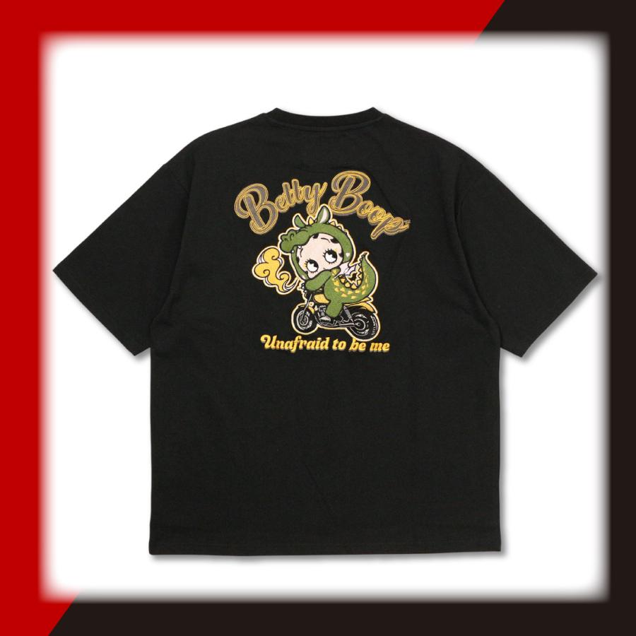 メール便 Betty Boop ベティブープ 半袖 Tシャツ 871908 刺繍 プリント