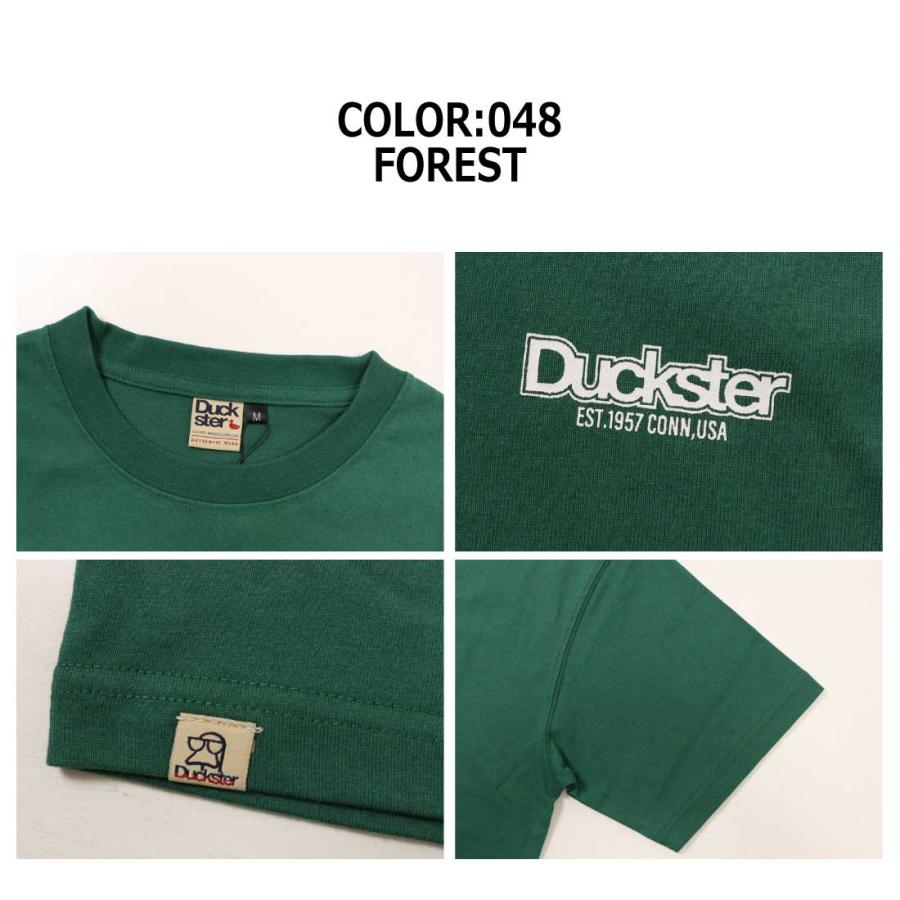 メール便発送 Duckster ダックスター 半袖 Tシャツ 吸水速乾天竺
