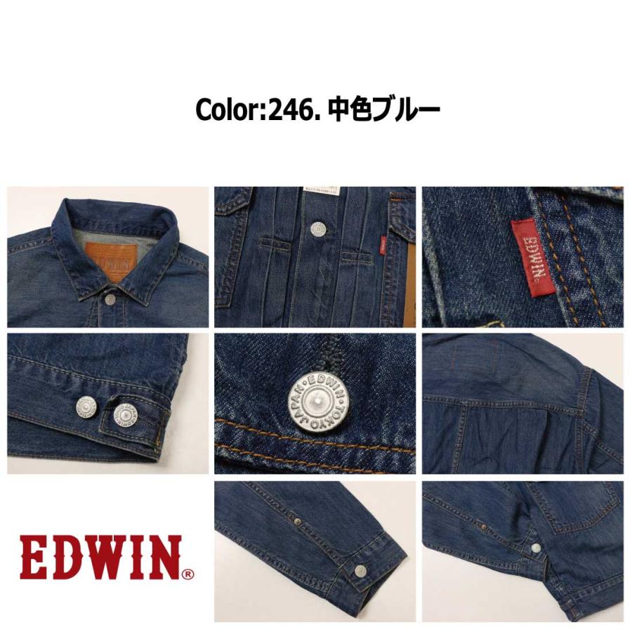 EDWIN（エドウィン） ジーンズ 505J E55550 505J デニムジャケット G