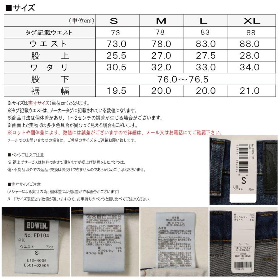 INTERNATIONAL BASIC EDWIN エドウィン DISRUPTION EDI04 ジッパー